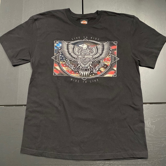 Harley-Davidson Patriotic Logo T-Shirt from Cave Creek Arizona - XL - Picture 2 of 6